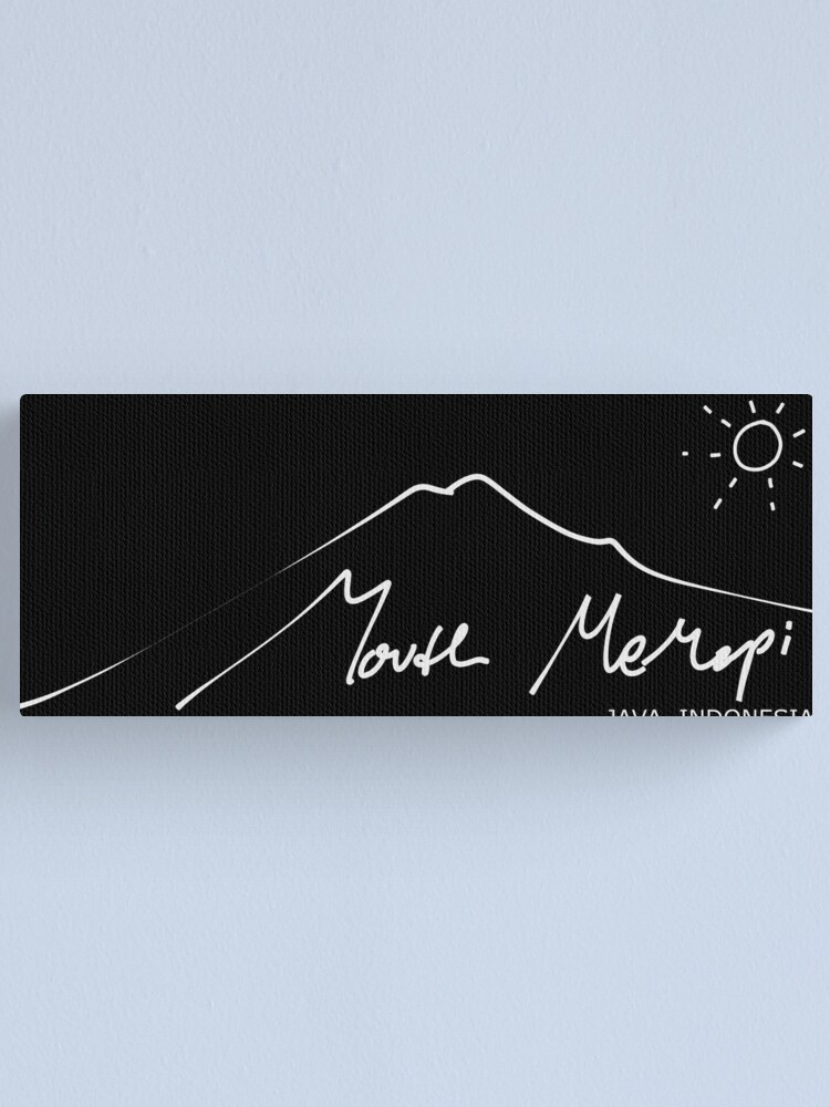 Thumbnail 1 of 3, Canvas Print, Mouth Merapi Java designed and sold by Yeaha.