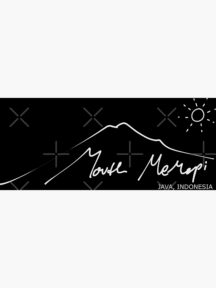 Imagen 3 de 3, Póster con la obra Boca Merapi Java, diseñada y vendida por Yeaha.