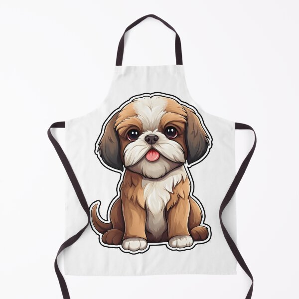 Item preview, Shih Tzu Illustration Sticker designed and sold by Camilo Osorio Pardo.