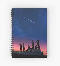 BTS-Sonnenuntergang-nächtlicher Himmel Spiralblock