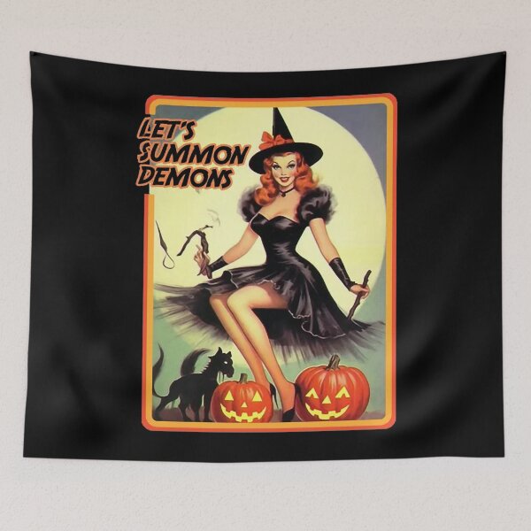 Item preview, Let's Summon Demons designed and sold by MylesChicArt.