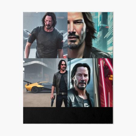 Item preview, Keanu Reeves Cyberpunk designed and sold by ClarkGusikowski.