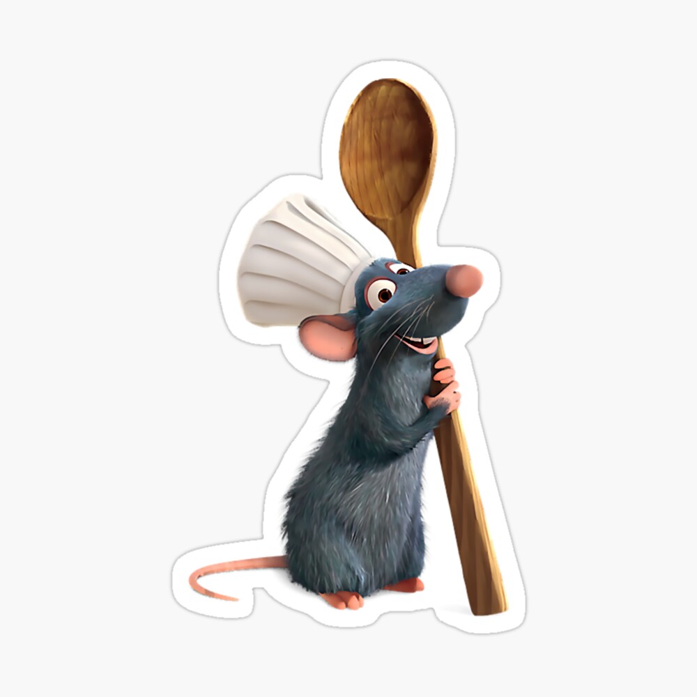 Ratatouille Chef Remy with Spoon Art Print 	 Poster