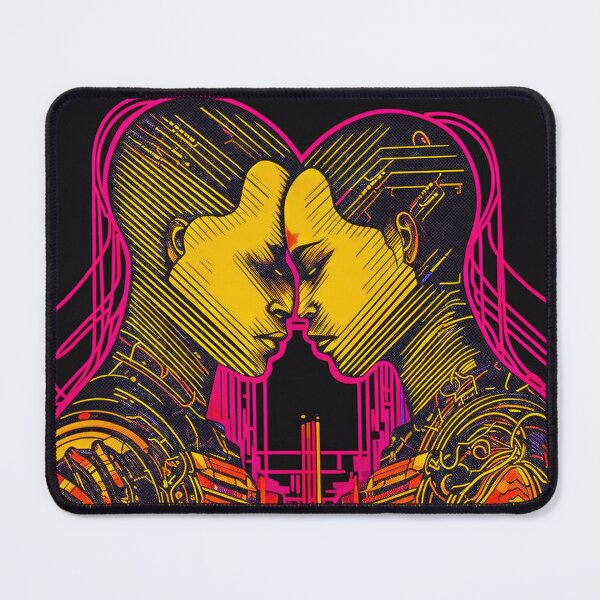 Item preview, Cyberpunk Style Tarot - The Recursive Lovers designed and sold by AfroMatic.