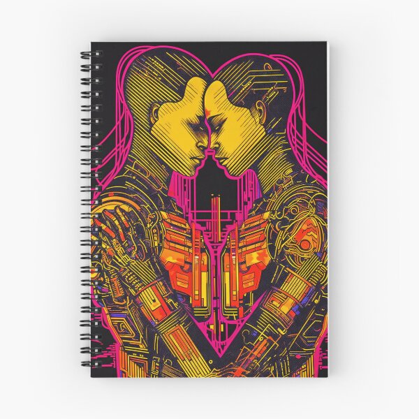 Item preview, Cyberpunk Style Tarot - The Recursive Lovers designed and sold by AfroMatic.