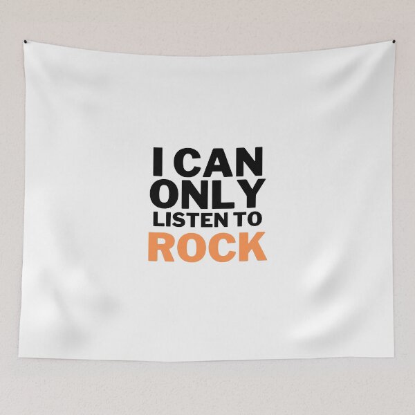 Item preview, I Can Only Listen to Rock designed and sold by altohero.