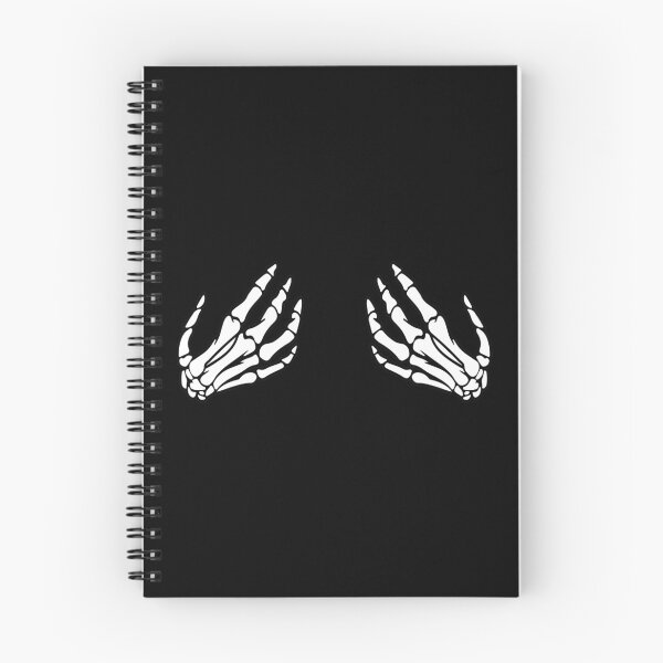 Item preview, Skeleton Hand on Boobs Funny Halloween Gifts designed and sold by FaustinoYouno.