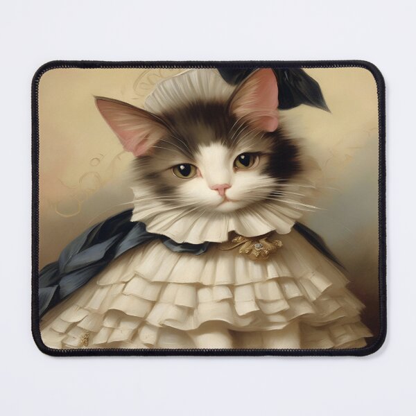 Item preview, Captivating Victorian Cat Painting designed and sold by Tamas Das.