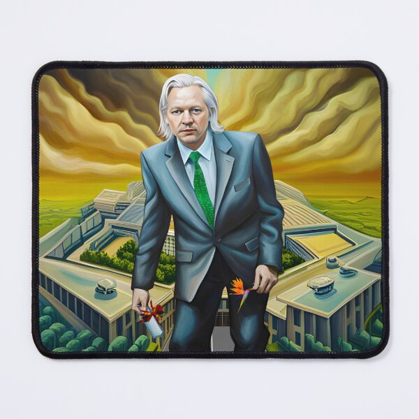 Item preview, FREE Julian Assange - Vote YES - #2 designed and sold by Psychedelic Shack.