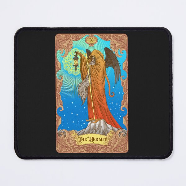 Item preview, The Hermit Tarot Illustration  designed and sold by WOLForDEER.