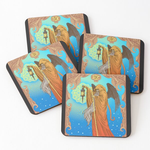 Item preview, The Hermit Tarot Illustration  designed and sold by WOLForDEER.
