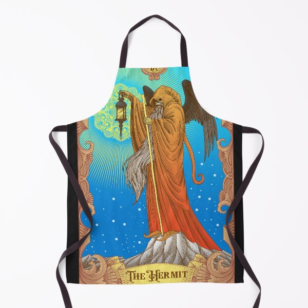 Item preview, The Hermit Tarot Illustration designed and sold by WOLForDEER.