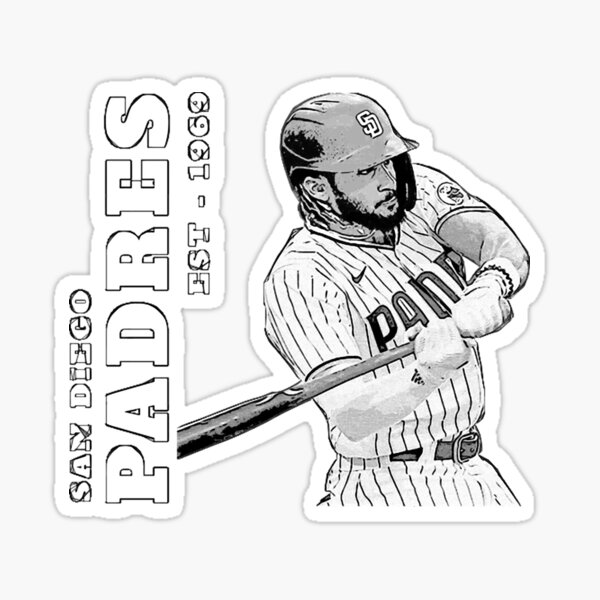 drawing fernando tatis jr padres coloring pages