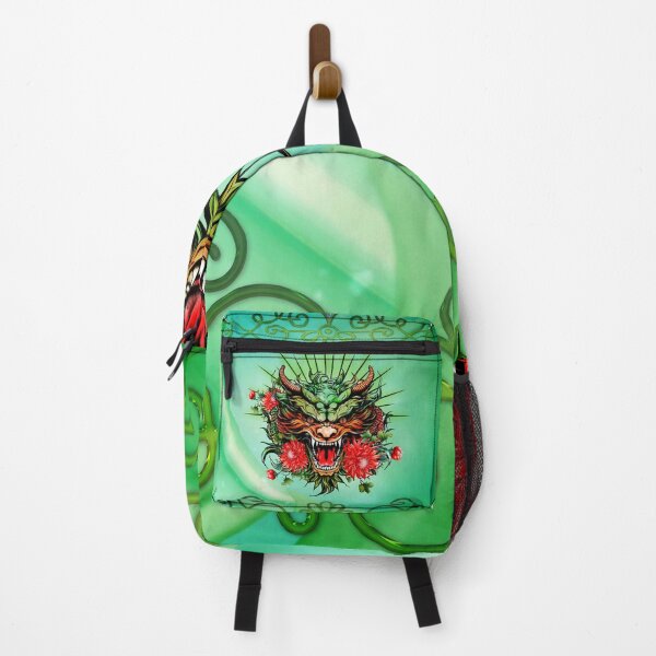 Item preview, Wonderful colorful dragon head with flowers designed and sold by nicky2342.