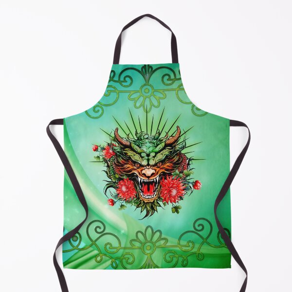 Item preview, Wonderful colorful dragon head with flowers designed and sold by nicky2342.
