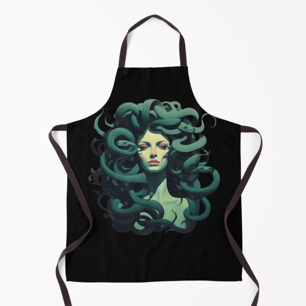 Item preview, Medusa's Gaze: Serene Beauty in Emerald Hues- Medusa, Gorgon Medusa Comfy Tee, Greek Mythology designed and sold by trendyzcom.