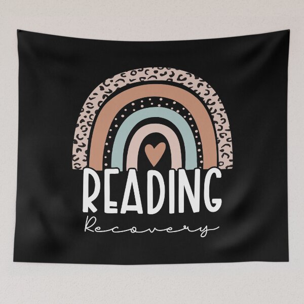 Item preview, Boho Rainbow Reading Recovery Reading Teacher Gifts designed and sold by TammyWilsoni.