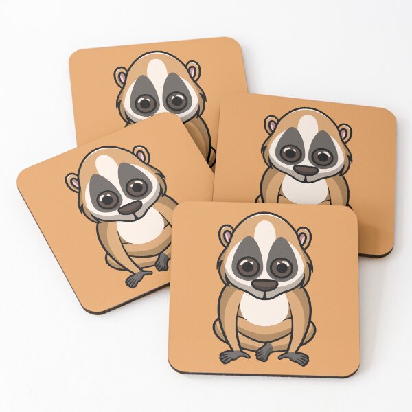 Item preview, Cute Slow Loris do Nothing Illustration designed and sold by cubbone.
