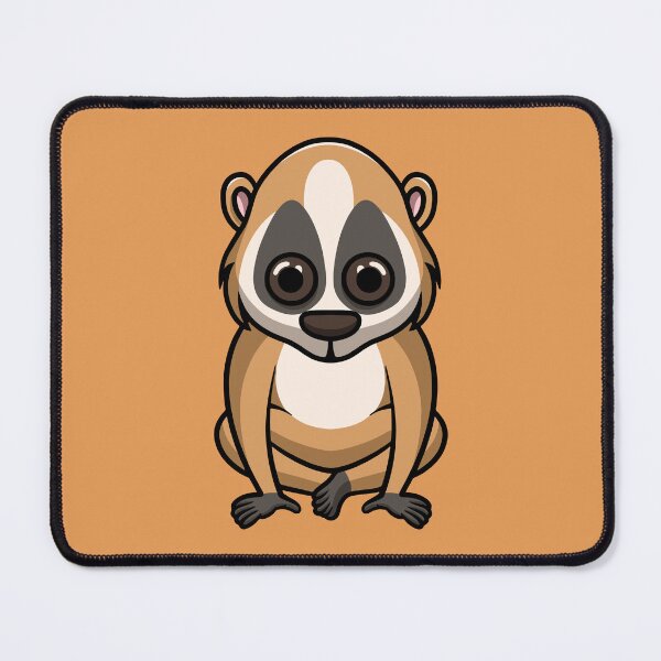 Artikelvorschau, Niedliche Slow Loris tun nichts Illustration entworfen und verkauft von cubbone.