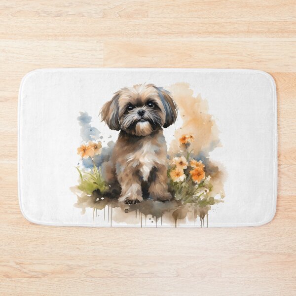 Item preview, Shih Tzu Watercolor designed and sold by Camilo Osorio Pardo.