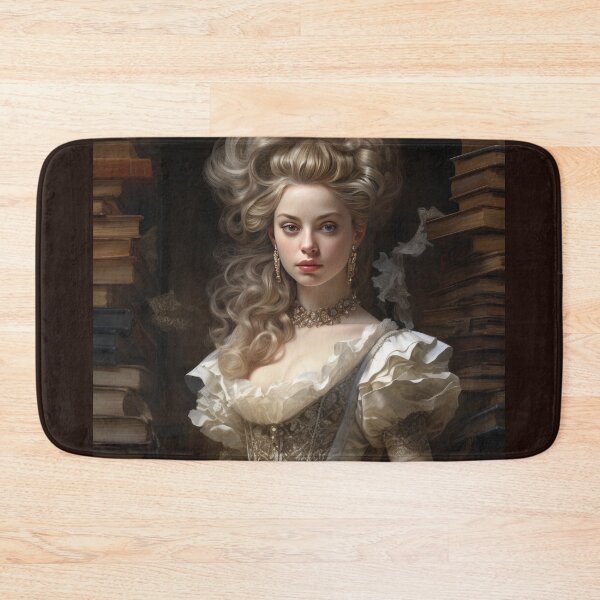 Item preview, Woman in a Book Dress with Gold Necklace designed and sold by Shannon Hilson.