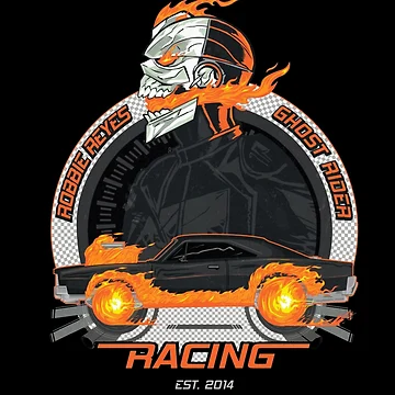 Artwork thumbnail, Robbie Reyes Ghost Rider Racing by Midnightbloodstone