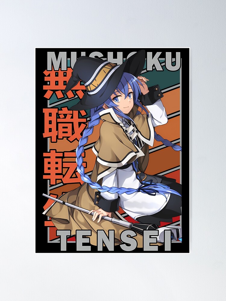 Anime Vintage Poster Classic Mushoku Tensei Jobless Reincarnation