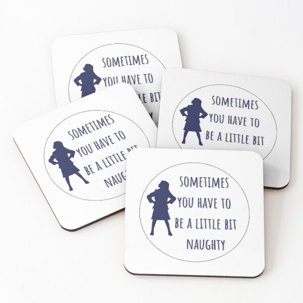 Item preview, Sometimes You Have To Be A Little Bit Naughty Greeting Card designed and sold by JoseyyGriffin.