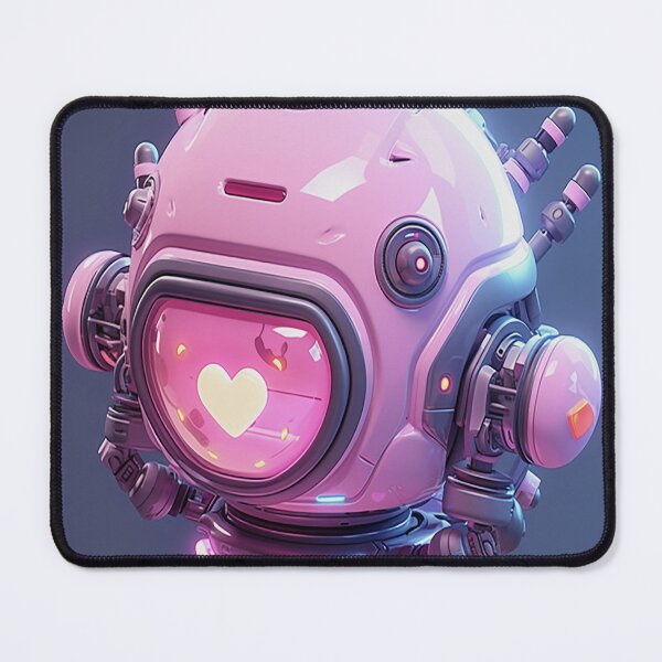 Item preview, loving android with pink heart designed and sold by sheilaeri.