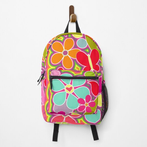 Item preview, Retro Colorful Peace and Love Flower Power Art designed and sold by Alondra.