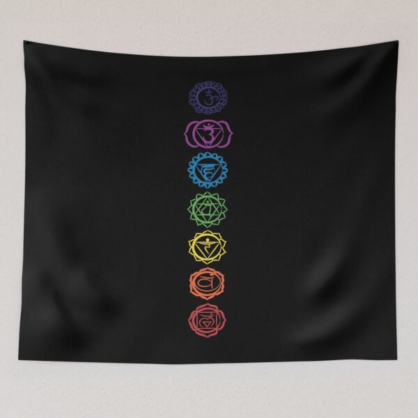 Item preview, seven chakra symbols  	 designed and sold by eqtxdvjlc2.