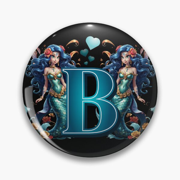 Item preview, Sirenas Mermaid Alphabet The Letter B designed and sold by SirenasWorld.
