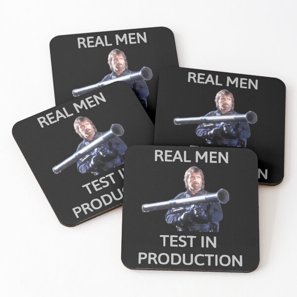 Item preview, Chuck Norris - Real Men Test in Production designed and sold by YouthfulFoster.
