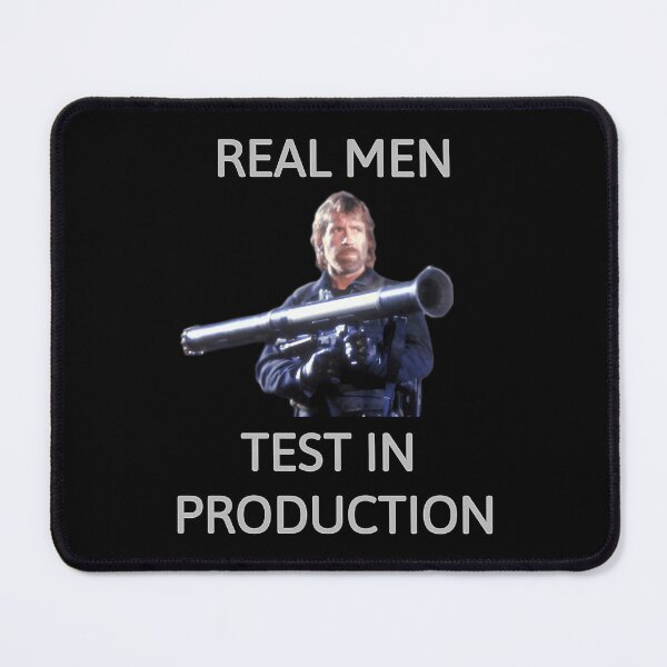 Item preview, Chuck Norris - Real Men Test in Production designed and sold by YouthfulFoster.