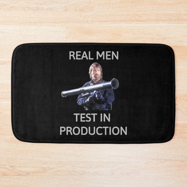 Item preview, Chuck Norris - Real Men Test in Production designed and sold by YouthfulFoster.