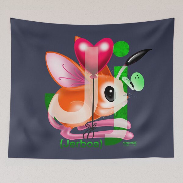Item preview, Weird Animals A-Z: Jj Jerboa  designed and sold by MetroInk.