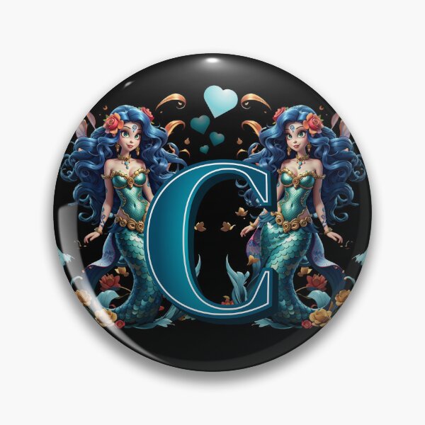 Item preview, Sirenas Mermaid Alphabet The Letter C designed and sold by SirenasWorld.