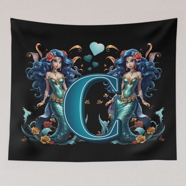 Item preview, Sirenas Mermaid Alphabet The Letter C designed and sold by SirenasWorld.
