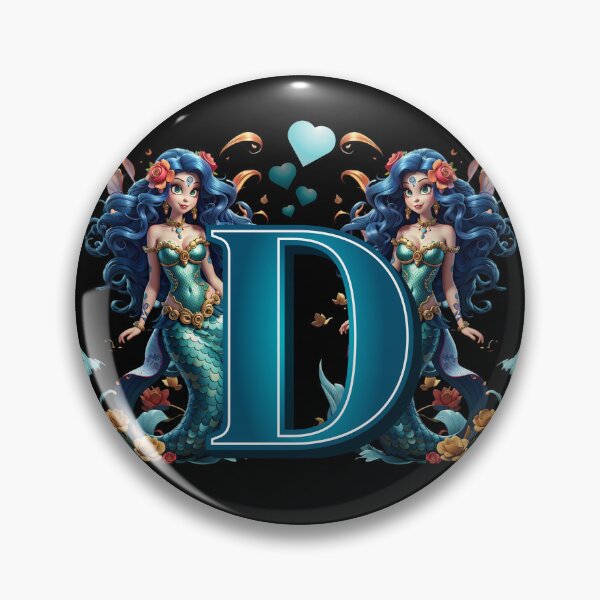Item preview, Sirenas Mermaid Alphabet The Letter D designed and sold by SirenasWorld.