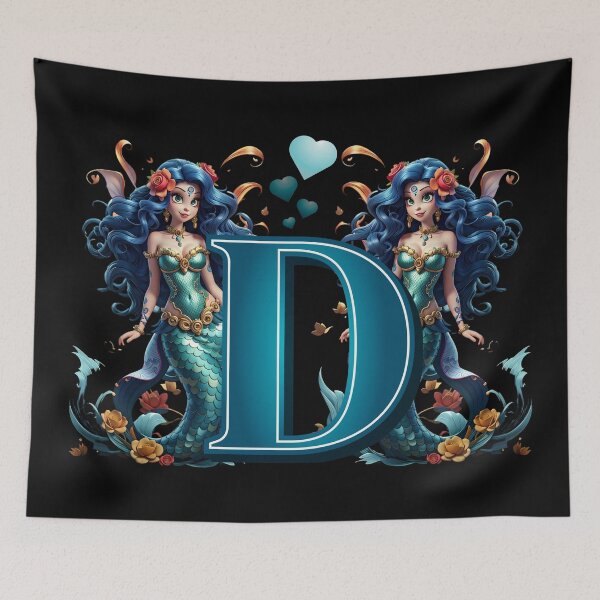 Item preview, Sirenas Mermaid Alphabet The Letter D designed and sold by SirenasWorld.