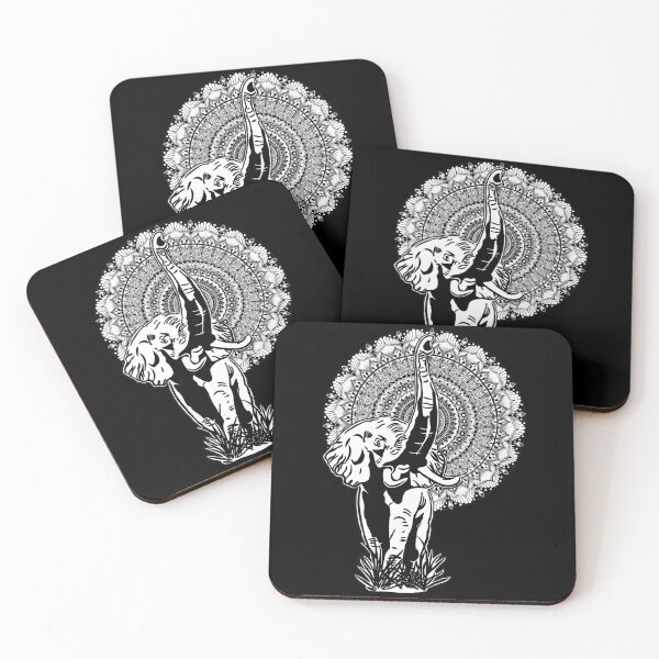 Item preview, Mandala Power Animals Elephant Motif Mandala Totem Animals designed and sold by AnnaMDesign.