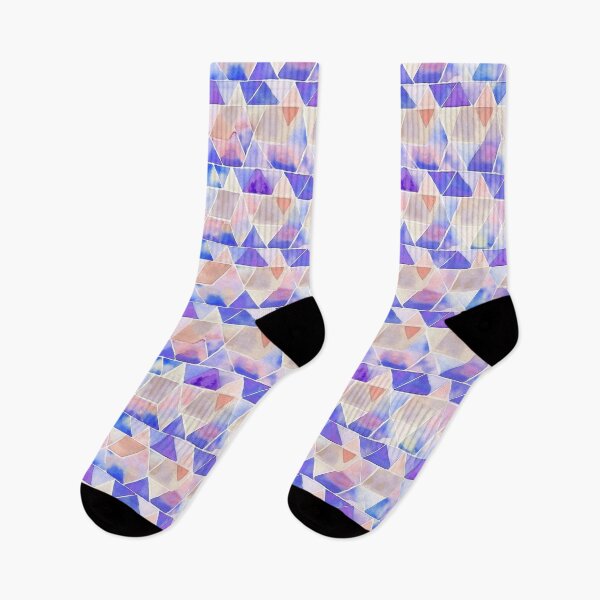 Item preview, watercolor geometric straight lines purple lavender designed and sold by Alessandro Remo Mazzoni Remotextiles.