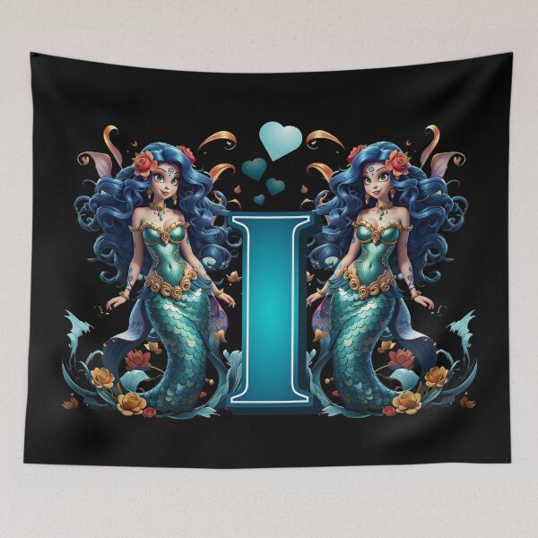 Item preview, Sirenas Mermaid Alphabet The Letter I designed and sold by SirenasWorld.