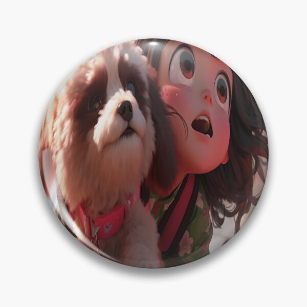 Item preview, lovely little child with creative dog designed and sold by Semange.