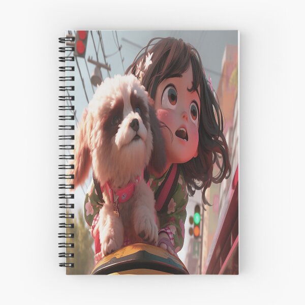 Item preview, lovely little child with creative dog designed and sold by Semange.