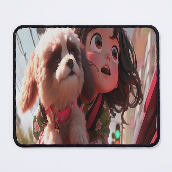 Item preview, lovely little child with creative dog designed and sold by Semange.