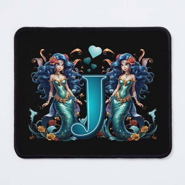 Item preview, Sirenas Mermaid Alphabet The LetterJ designed and sold by SirenasWorld.