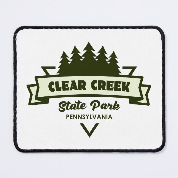 Item preview, Clear Creek State Park Pennsylvania Trees And Ribbon designed and sold by bivenart.