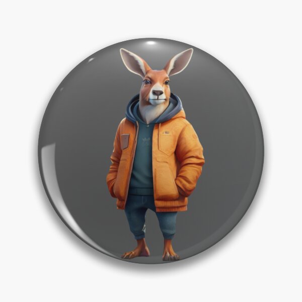 Item preview, Dope Kangaroo - Wearing a jacket designed and sold by positivVibesArt.