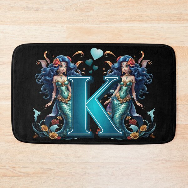 Item preview, Mermaid Alphabet The Letter K From Sirenas Collection designed and sold by SirenasWorld.